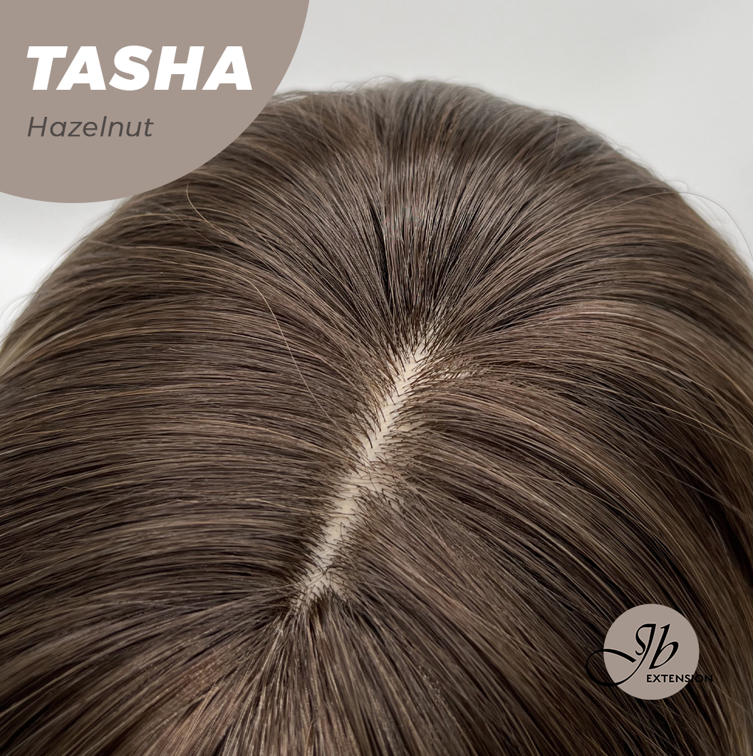 JBEXTENSION 24 Inches Wolf Cut Hazelnut Women Wig with Bangs TASHA HAZELNUT
