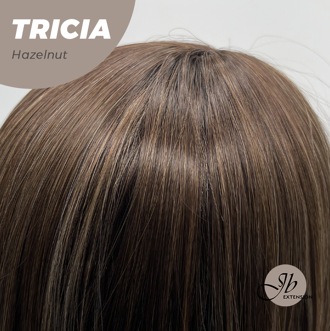 JBEXTENSION 23 Inches Curly Hazelnut Wig TRICIA HAZELNUT