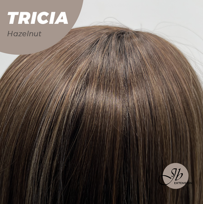JBEXTENSION 23 Inches Curly Hazelnut Wig TRICIA HAZELNUT