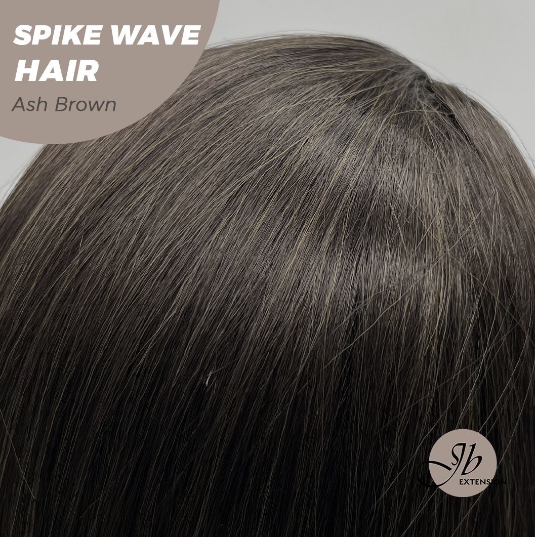 JBEXTENSION 24 Inches Long Wave Ash Brown Headband Wig SPIKE WAVE - ASH BROWN
