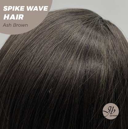 JBEXTENSION 24 Inches Long Wave Ash Brown Headband Wig SPIKE WAVE - ASH BROWN