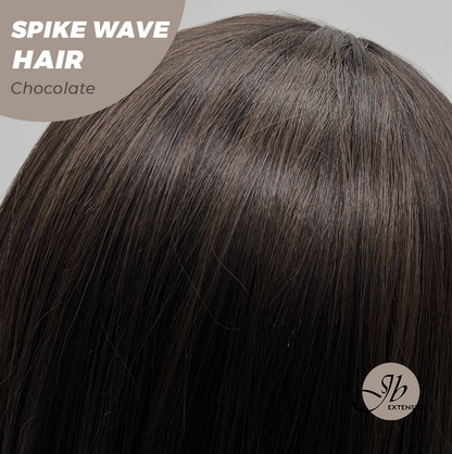 JBEXTENSION 24 Inches Long Wave Chocolate Headband Wig SPIKE WAVE - CHOCOLATE