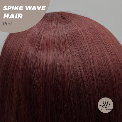 JBEXTENSION 24 Inches Long Wave Red Headband Wig SPIKE WAVE - RED