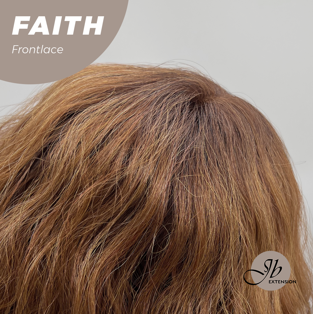 [FINAL SALE] JBEXTENSION 14 Inches Wave Copper Pre-Cut Side Part Frontlace Glueless Black Sapphire Wig FAITH【BENDY EAR TABS】