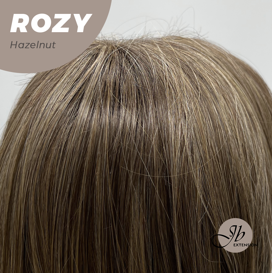 [FINAL SALE] JBEXTENSION 17 Inches Hazelnut Curly Women Fashion Full Machine Wig ROZY HAZELNUT【PLUS PERMATEASE】【BENDY EAR TABS】
