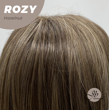 [FINAL SALE] JBEXTENSION 17 Inches Hazelnut Curly Women Fashion Full Machine Wig ROZY HAZELNUT【PLUS PERMATEASE】【BENDY EAR TABS】