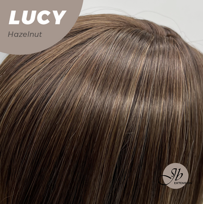 JBEXTENSION 24 Inches Hazelnut Wig With Bangs LUCY HAZELNUT