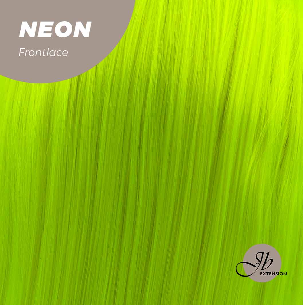 [FINAL SALE] JBEXTENSION 26 Inches Neon Color Frontlace Glueless Wig NEON (FREE PARTING)