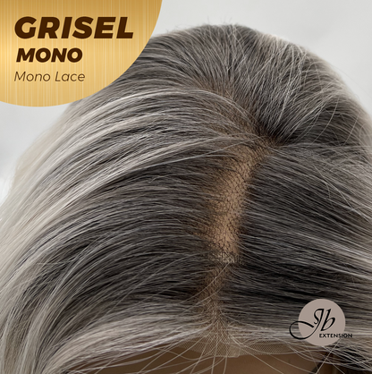 [FINAL SALE] JBEXTENSION GRISEL MONO Monofilament Handmade Wig 6X5 Full Monofilament Hand Tied Top Wig 13 Inches Platinum Blonde Mono Lace Wig With Anti-slip Silicone Strips Glueless Wig GRISEL MONO【BENDY EAR TABS】