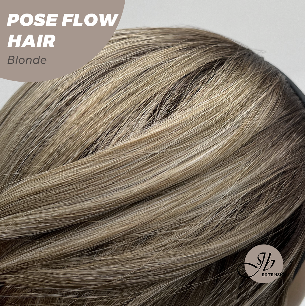 JBEXTENSION 18 Inches Blonde Headband Wig POSE FLOW HAIR - BLONDE