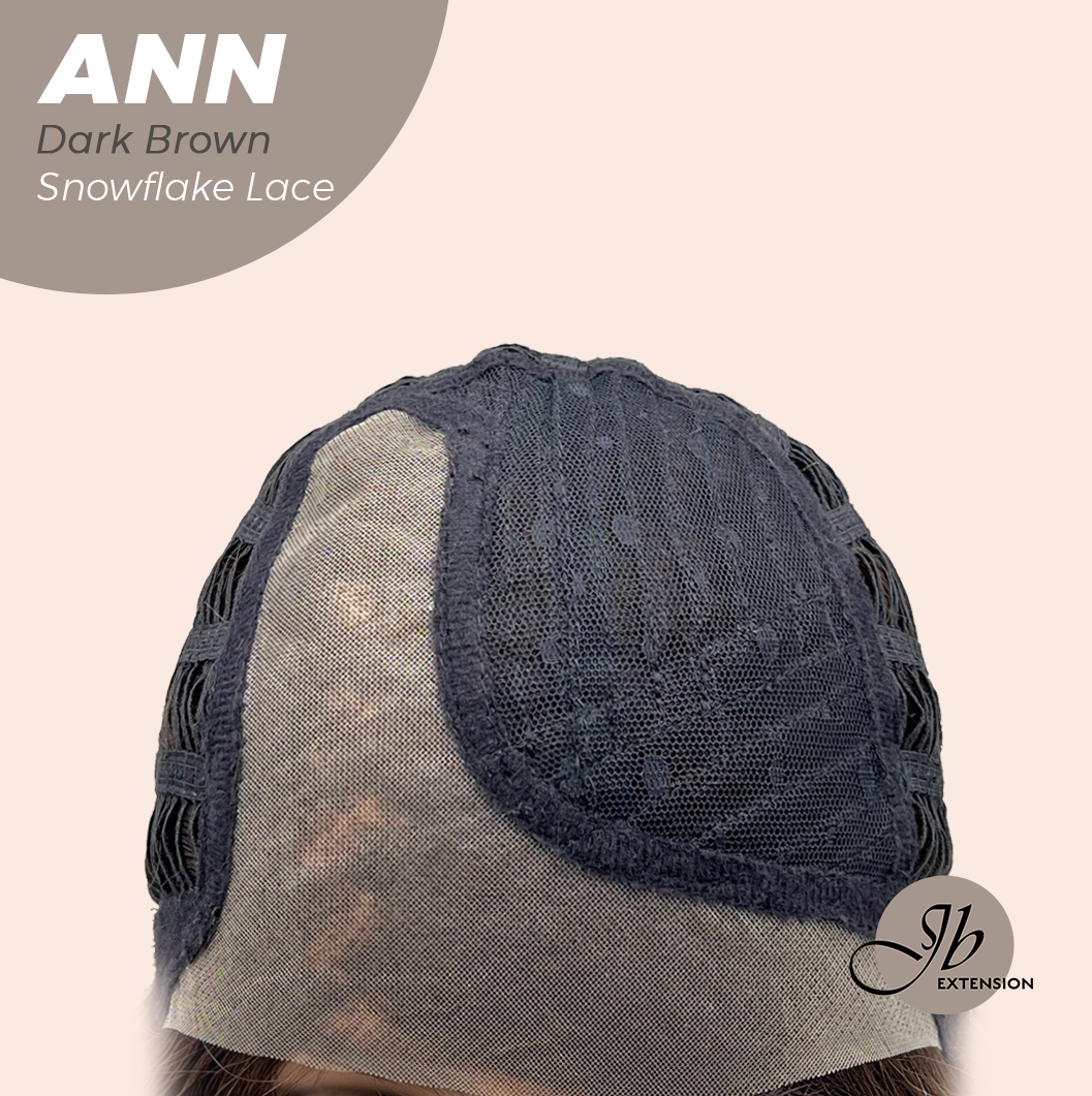 [FINAL SALE] JBEXTENSION 10 Inches Dark Brown Pre-Cut Side Part Snowflake Lace Frontlace Glueless Wig ANN DARK BROWN【BENDY EAR TABS】