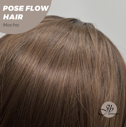 JBEXTENSION 18 Inches Mocha Headband Wig POSE FLOW HAIR - MOCHA