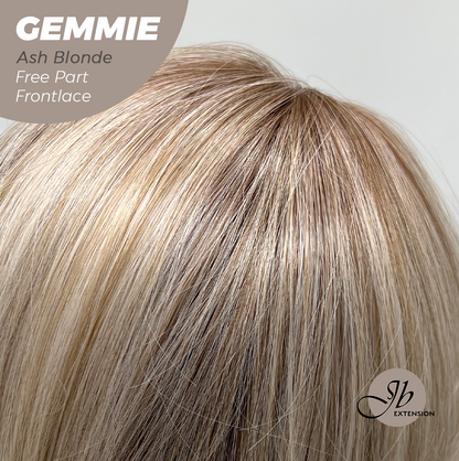 [FINAL SALE] JBEXTENSION 20 Inches Ash Blonde Pre-Cut Free Part Frontlace Glueless Wig GEMMIE ASH BLONDE