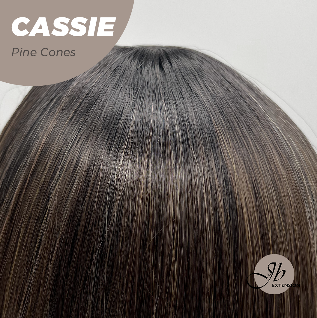 JBEXTENSION 19 Inches Long Pine Cones Wig with Bangs CASSIE PINE CONES