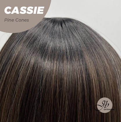 JBEXTENSION 19 Inches Long Pine Cones Wig with Bangs CASSIE PINE CONES