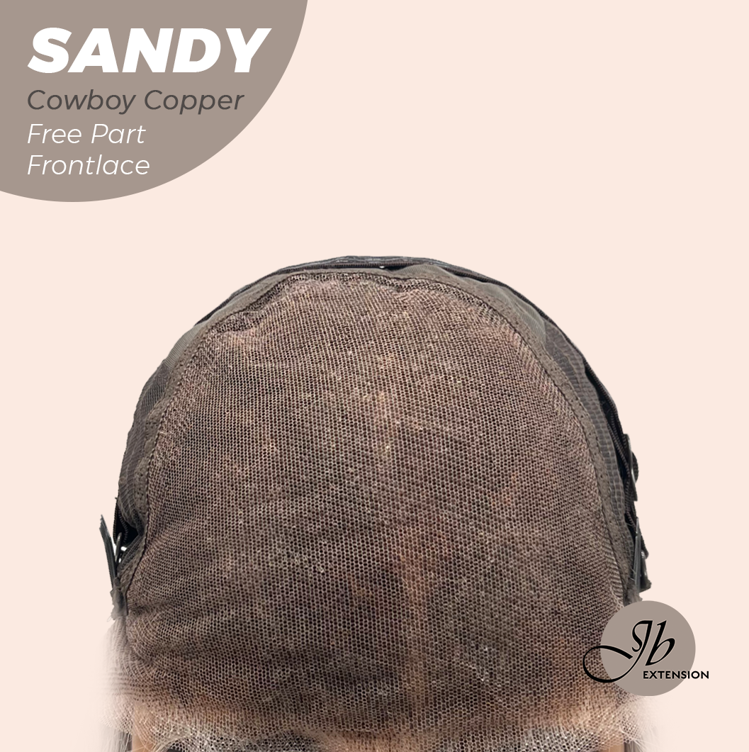 [FINAL SALE] JBEXTENSION 24 Inches Cowboy Copper Curly 13X6 Lace Free Part Frontlace Glueless Wig SANDY COWBOY COPPER