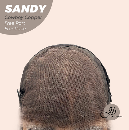 [FINAL SALE] JBEXTENSION 24 Inches Cowboy Copper Curly 13X6 Lace Free Part Frontlace Glueless Wig SANDY COWBOY COPPER