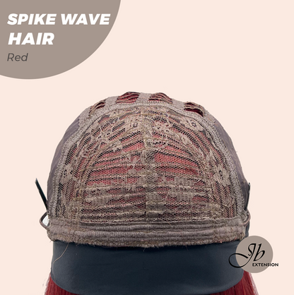 JBEXTENSION 24 Inches Long Wave Red Headband Wig SPIKE WAVE - RED