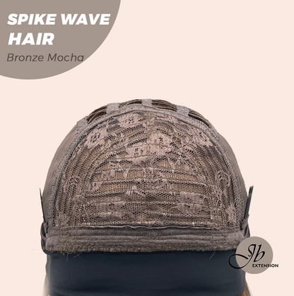JBEXTENSION 24 Inches Long Wave Bronze Mocha Headband Wig SPIKE WAVE - BRONZE MOCHA