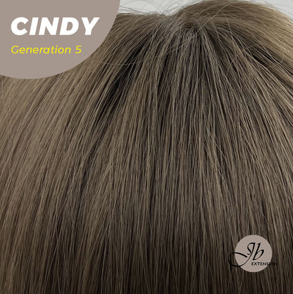 JBEXTENSION GENERATION FIVE 28 Inches Curly Cold Brown Wig CINDY G5