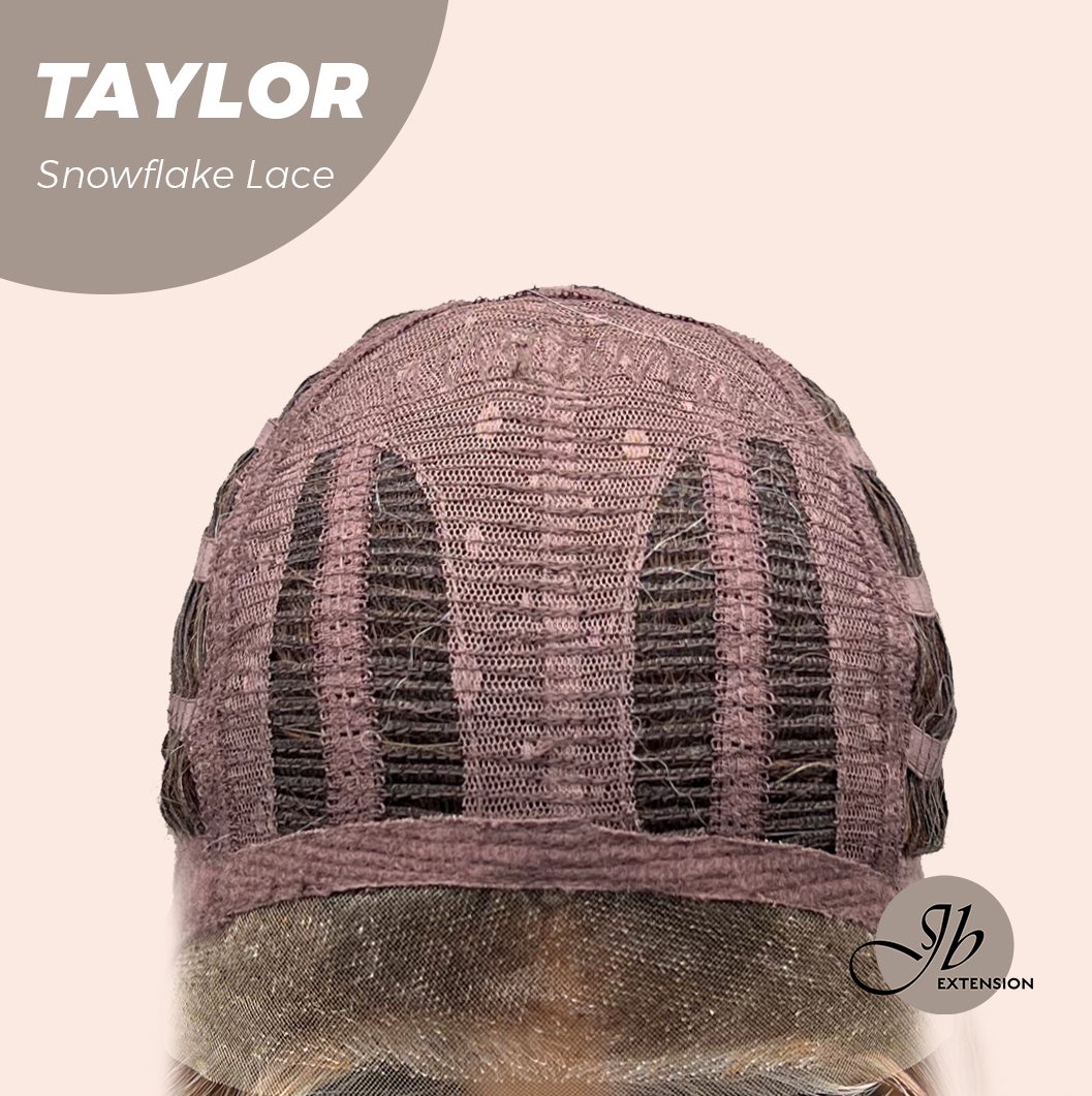 [FINAL SALE] JBEXTENSION 18 Inches Apricot Pre-Cut Snowflake Lace Frontlace Glueless Wig TAYLOR【PERMATEASE】【BENDY EAR TABS】- M/L