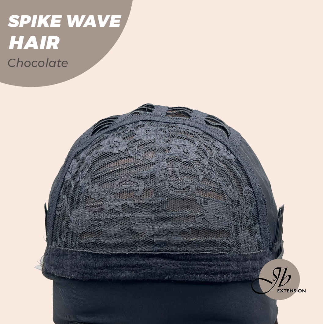 JBEXTENSION 24 Inches Long Wave Chocolate Headband Wig SPIKE WAVE - CHOCOLATE