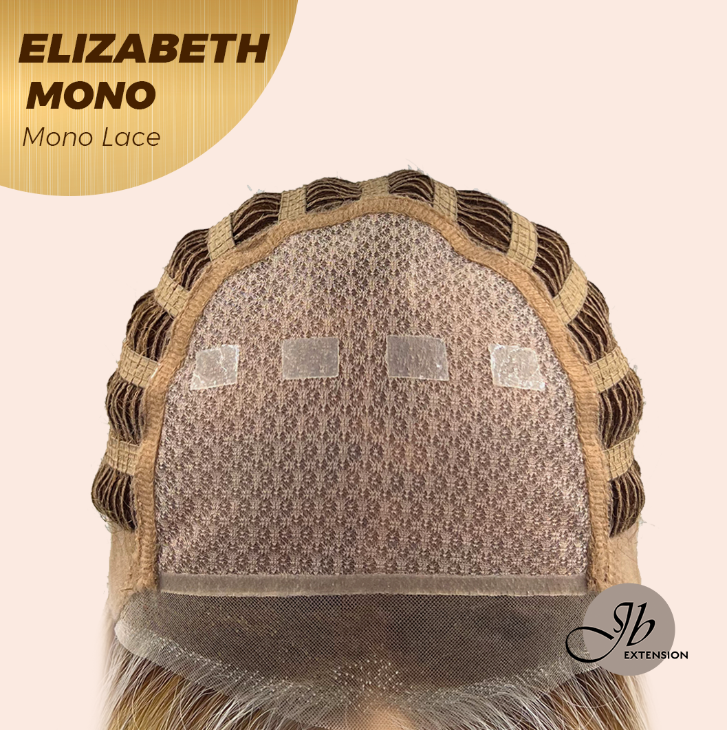 [FINAL SALE] JBEXTENSION ELIZABETH MONO Monofilament Handmade Wig 6X5 Full Monofilament Hand Tied Top Wig 20 Inches Sandy Blonde Mono Lace Wig With Anti-slip Silicone Strips Glueless Wig ELIZABETH MONO【BENDY EAR TABS】
