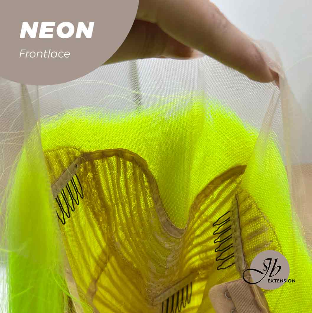 [FINAL SALE] JBEXTENSION 26 Inches Neon Color Frontlace Glueless Wig NEON (FREE PARTING)