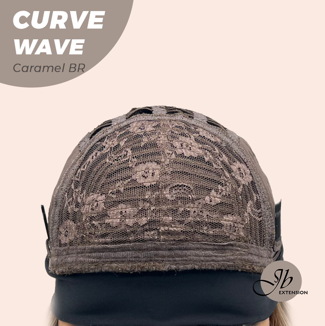JBEXTENSION 26 Inches Long Wave Caramel Brown Headband Wig CURVE WAVE - CARAMEL BROWN