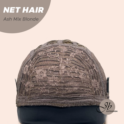 JBEXTENSION 26 Inches Long Wave Hair Ash Mix Blonde Headband Wig NET HAIR