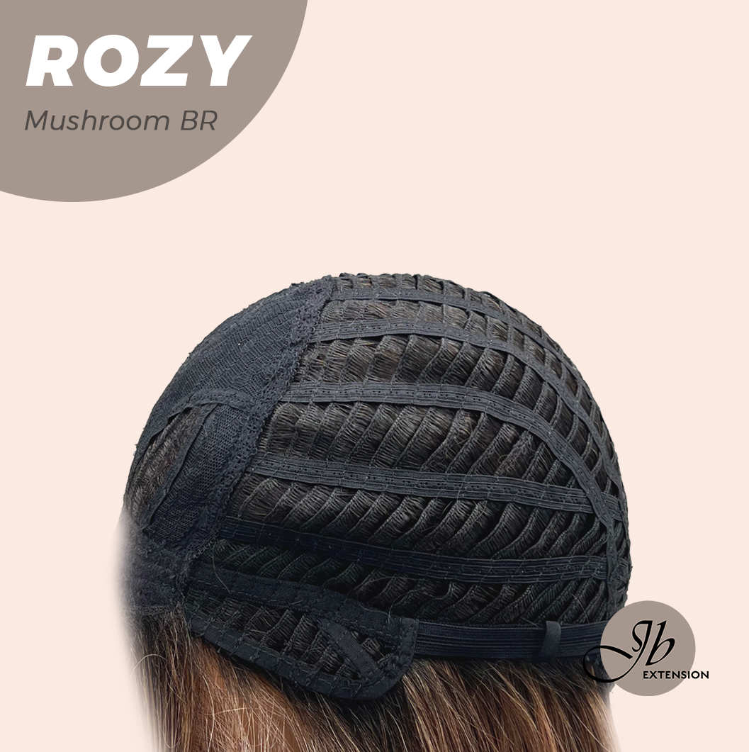 [FINAL SALE] JBEXTENSION 17 Inches Mushroom Brown Curly Women Fashion Full Machine Wig ROZY MUSHROOM BROWN【PLUS PERMATEASE】【BENDY EAR TABS】