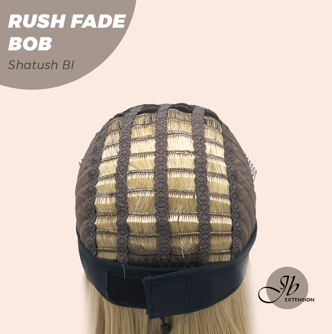 JBEXTENSION 12 Inches Short Hair Shatush Blonde Headband Wig RUSH FADE BOB - SHATUSH BLONDE