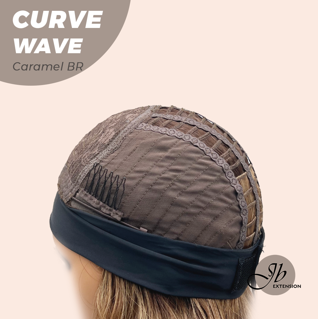 JBEXTENSION 26 Inches Long Wave Caramel Brown Headband Wig CURVE WAVE - CARAMEL BROWN
