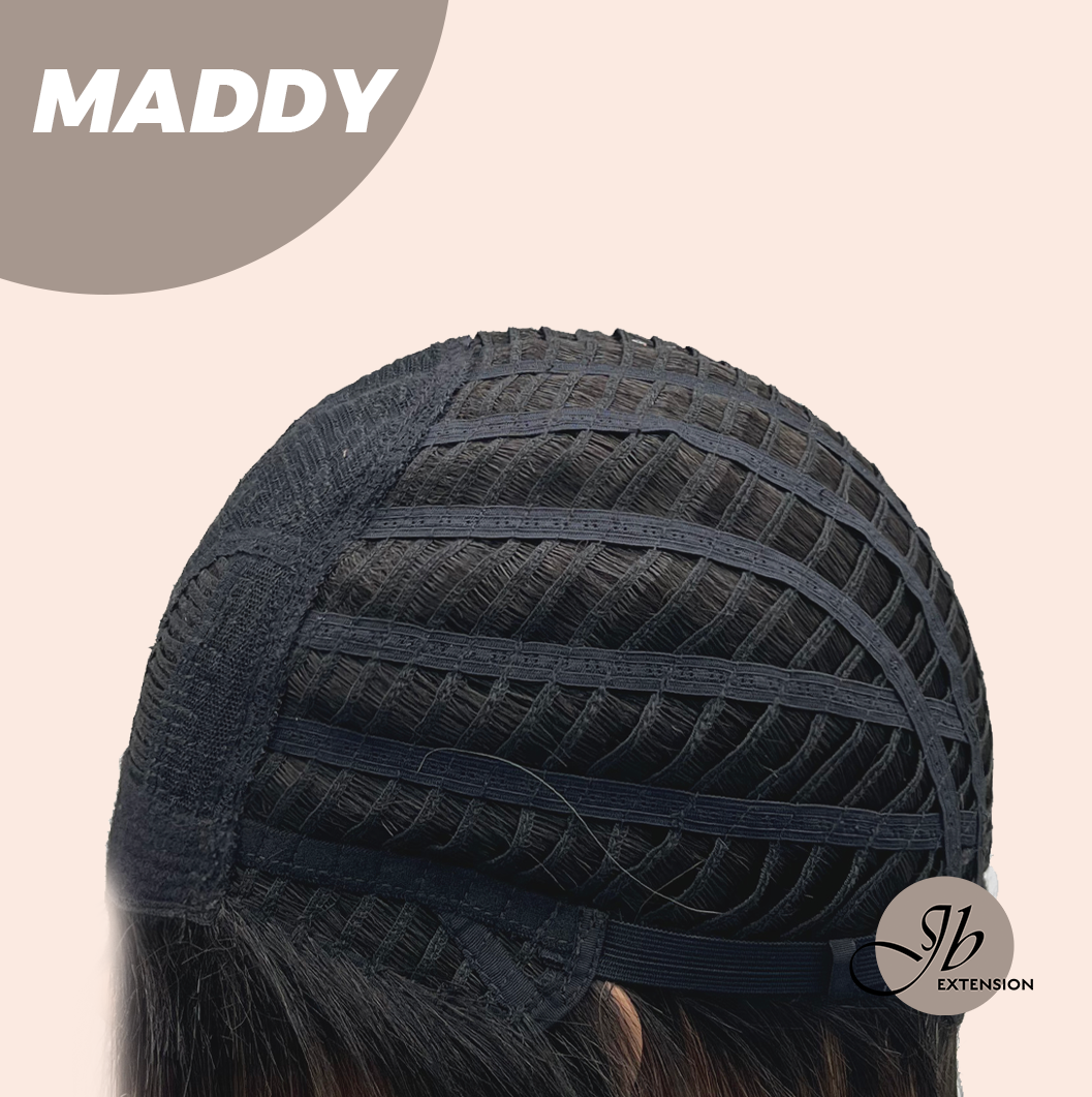 [FINAL SALE] JBEXTENSION 18 Inches Ash Brown Women Fashion Full Machine Wig MADDY【PLUS PERMATEASE】【BENDY EAR TABS】