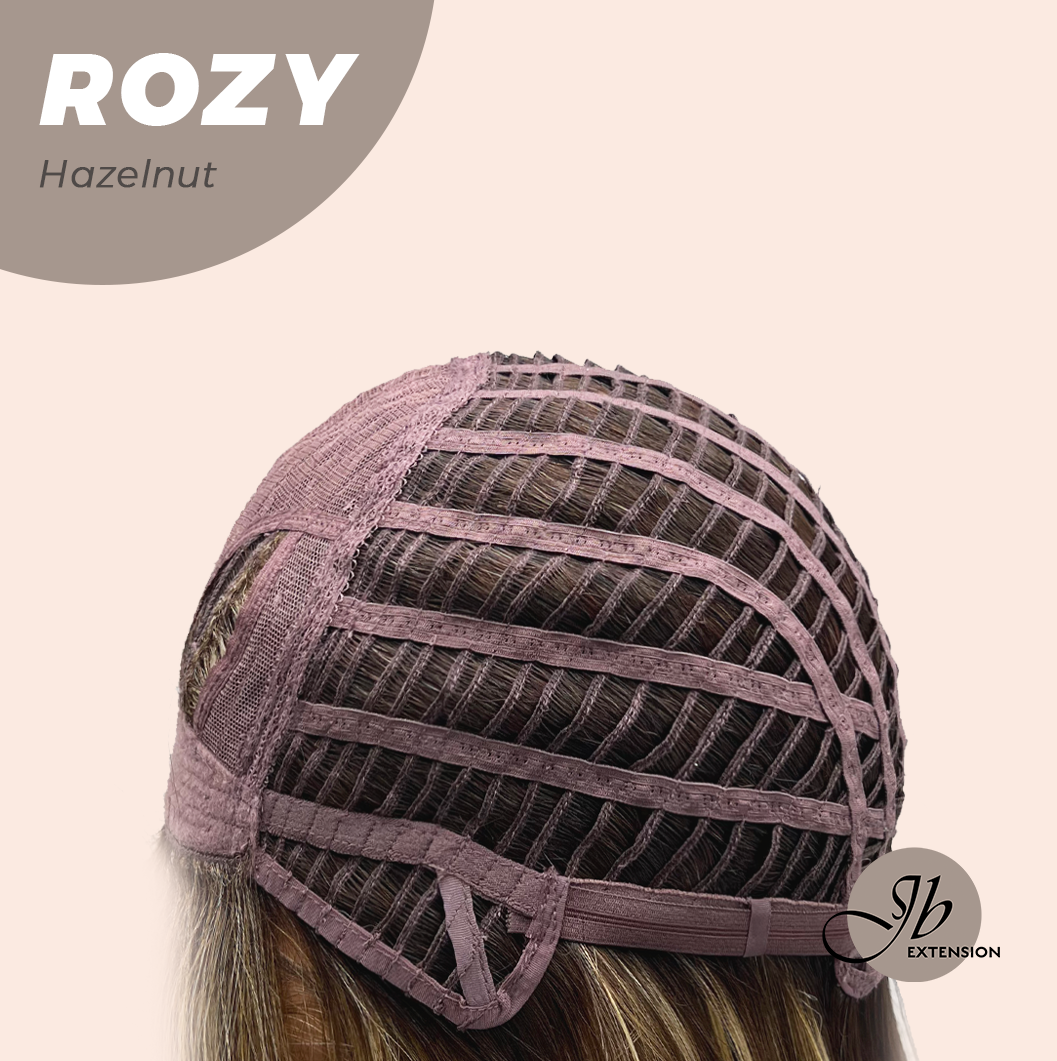 [FINAL SALE] JBEXTENSION 17 Inches Hazelnut Curly Women Fashion Full Machine Wig ROZY HAZELNUT【PLUS PERMATEASE】【BENDY EAR TABS】