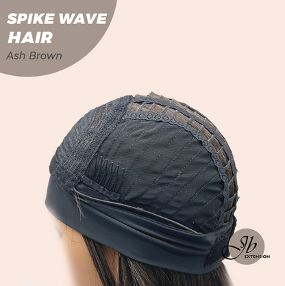 JBEXTENSION 24 Inches Long Wave Ash Brown Headband Wig SPIKE WAVE - ASH BROWN