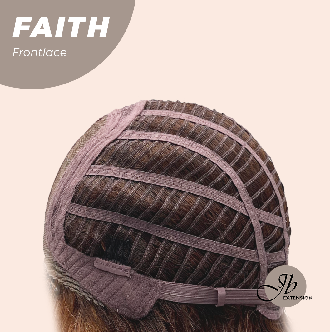 [FINAL SALE] JBEXTENSION 14 Inches Wave Copper Pre-Cut Side Part Frontlace Glueless Black Sapphire Wig FAITH【BENDY EAR TABS】