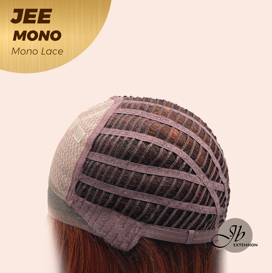 [PRE-ORDER] JBEXTENSION JEE MONO Monofilament Handmade Wig 6X5 Full Monofilament Hand Tied Top Wig 19 Inches Reddish Copper Mono Lace Wig with Anti-slip Silicone Strips Glueless Wig JEE MONO【BENDY EAR TABS】