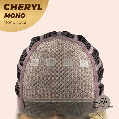 [FINAL SALE] JBEXTENSION CHERYL MONO Monofilament Handmade Wig 6X5 Full Monofilament Hand Tied Top Wig 22 Inches Blonde Mono Lace Wig With Anti-slip Silicone Strips Glueless Wig CHERYL MONO【BENDY EAR TABS】