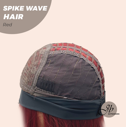 JBEXTENSION 24 Inches Long Wave Red Headband Wig SPIKE WAVE - RED