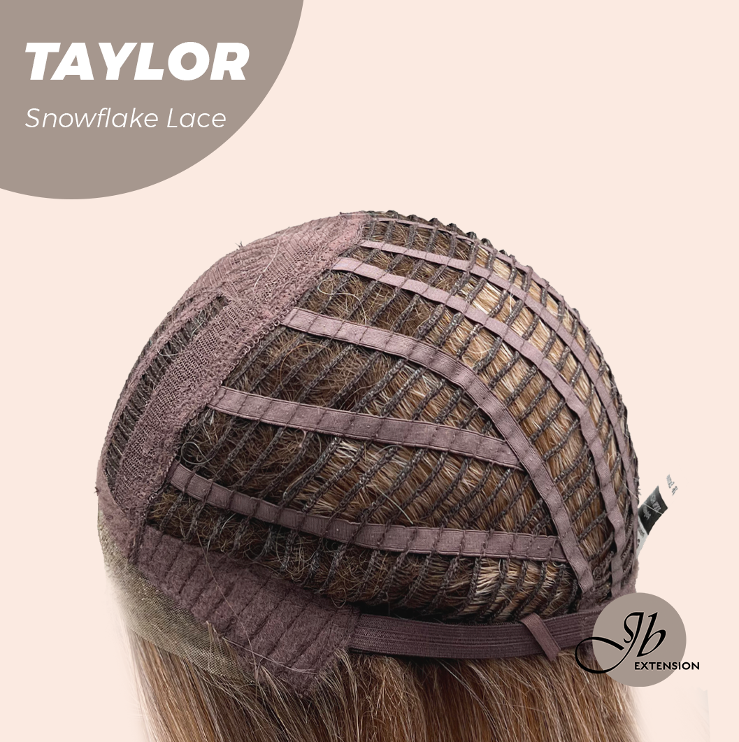 [FINAL SALE] JBEXTENSION 18 Inches Apricot Pre-Cut Snowflake Lace Frontlace Glueless Wig TAYLOR【PERMATEASE】【BENDY EAR TABS】- M/L