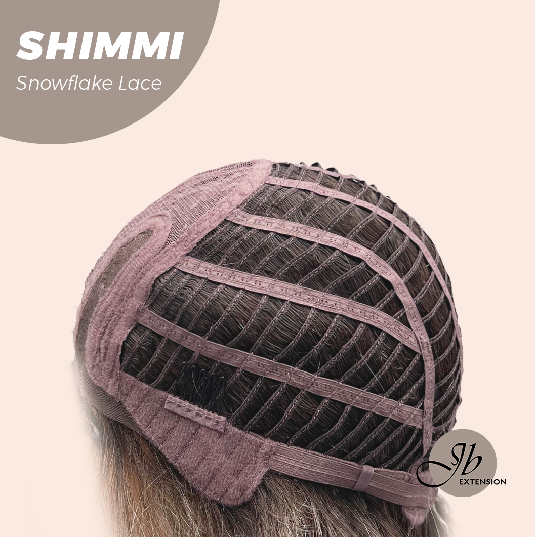 [FINAL SALE] JBEXTENSION 21 Inches Ash Grey Deep Curly Pre-Cut Side Part Snowflake Lace Frontlace Glueless Wig SHIMMI【BENDY EAR TABS】