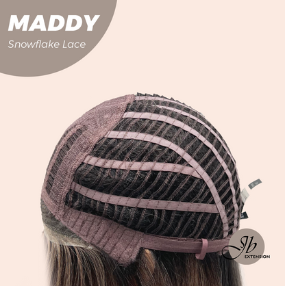 [FINAL SALE] JBEXTENSION 18 Inches Pine Cones Pre-Cut Snowflake Lace Frontlace Glueless Wig MADDY SNOWFLAKE【PERMATEASE】【BENDY EAR TABS】- M/L