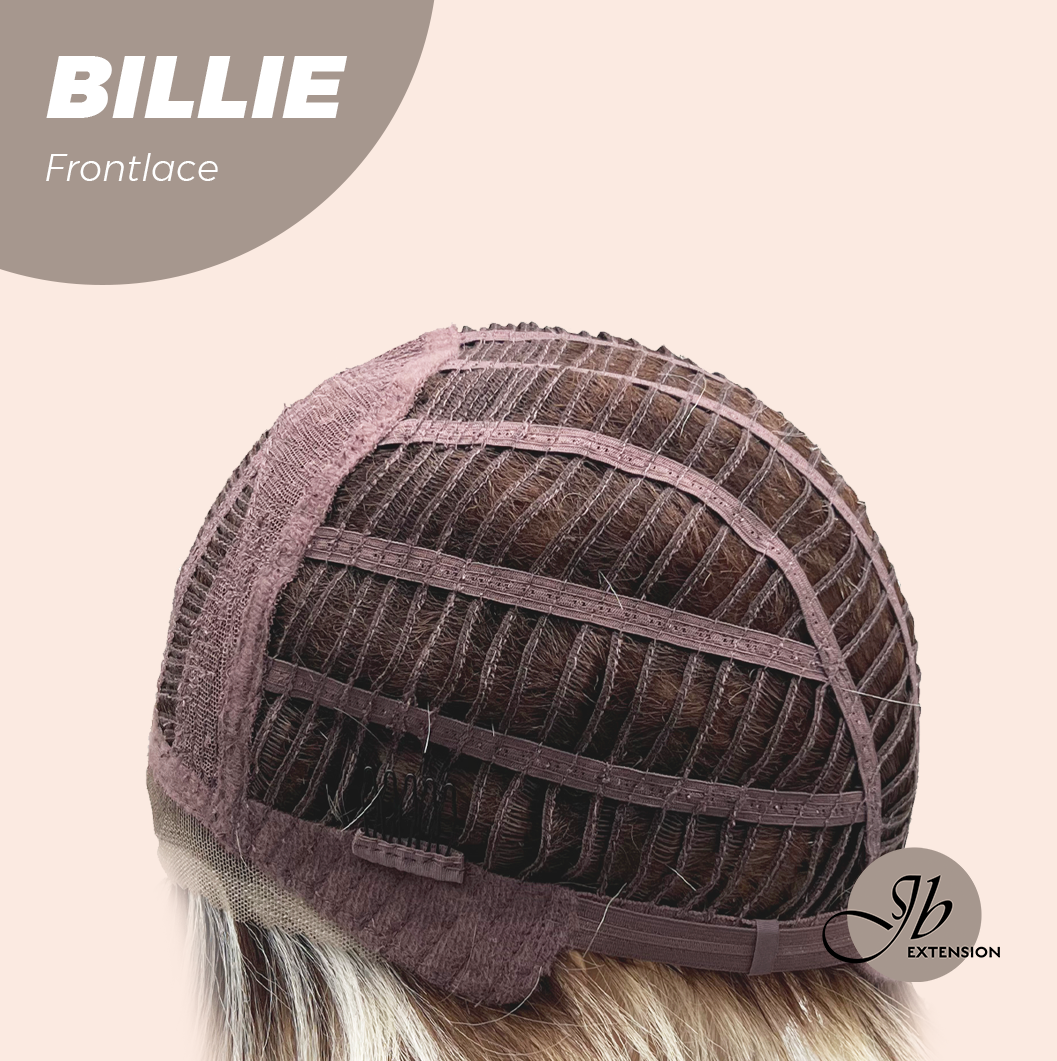 JBEXTENSION 9 Inches Pixie Cut Blonde Pre-Cut Frontlace Glueless Black Sapphire Wig BILLIE【BENDY EAR TABS】