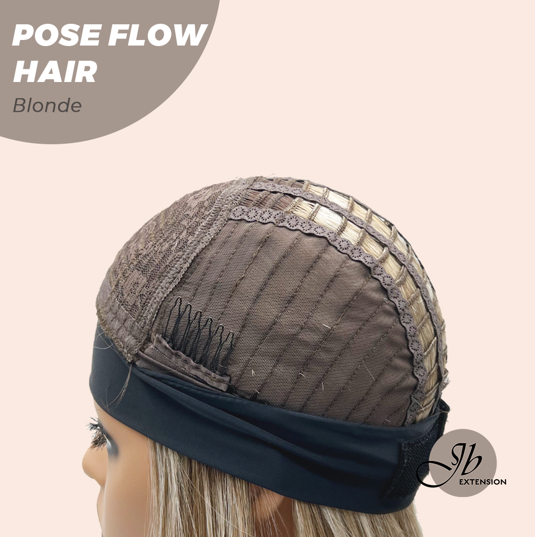JBEXTENSION 18 Inches Blonde Headband Wig POSE FLOW HAIR - BLONDE