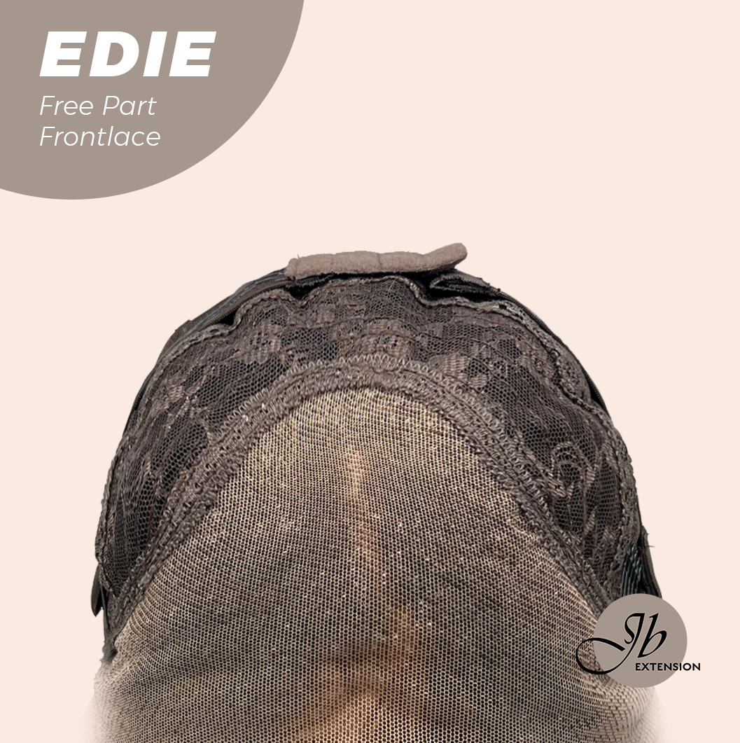 JBEXTENSION 16 Inches Light Blonde Fiber X, Tangle Less Pre-Cut Free Part Frontlace Glueless Wig EDIE【FIBER X】