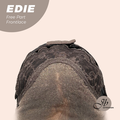 JBEXTENSION 16 Inches Light Blonde Fiber X, Tangle Less Pre-Cut Free Part Frontlace Glueless Wig EDIE【FIBER X】