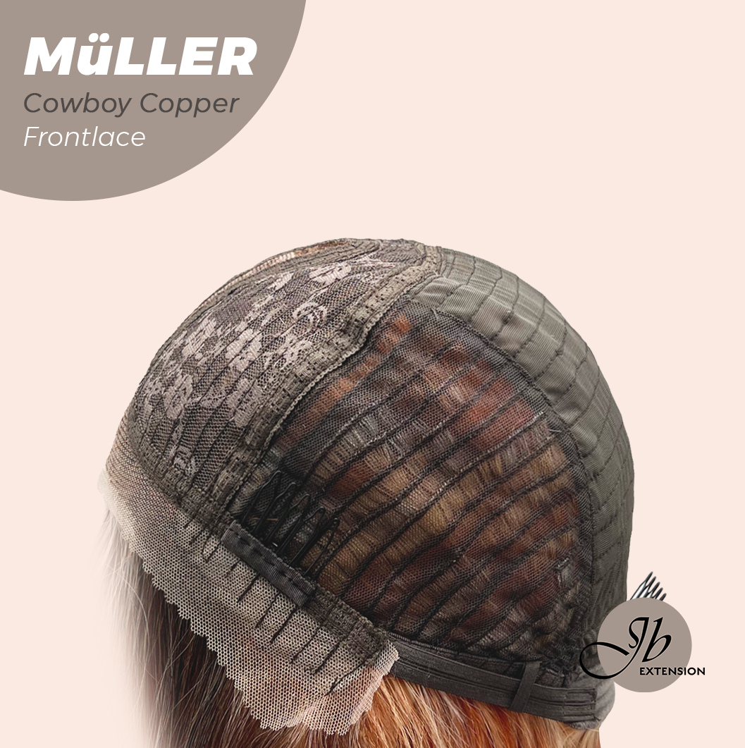 JBEXTENSION 22 Inches Cowboy Copper Pre-Cut Frontlace Glueless Wig MüLLER COWBOY COPPER
