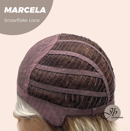 [PRE-ORDER] JBEXTENSION 15 Inches Blonde Pre-Cut Side Part Snowflake Lace Frontlace Glueless Wig MARCELA【BENDY EAR TABS】
