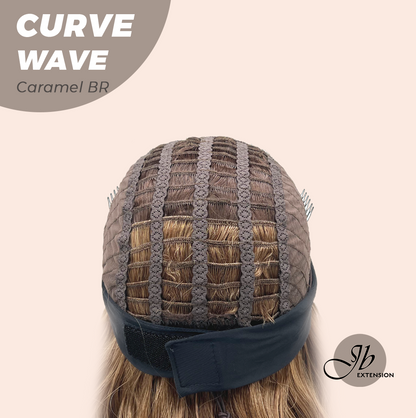 JBEXTENSION 26 Inches Long Wave Caramel Brown Headband Wig CURVE WAVE - CARAMEL BROWN